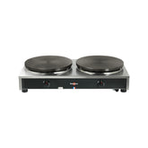 Plită pentru clătite pe gaz dublă Luxury, ∅40cm, termostat, CTCH8MA-KR, Krampouz